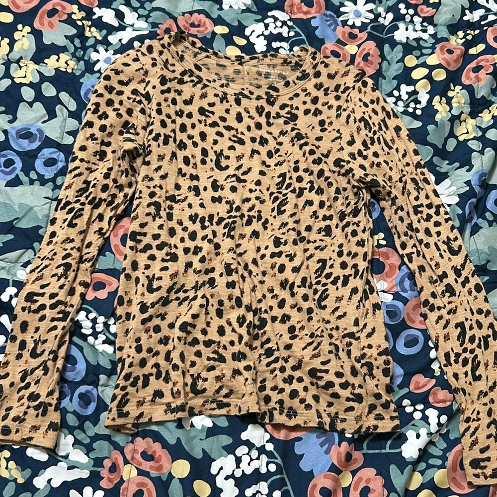 Banana Republic Cozy Slub Long Sleeve Tee - Size XS